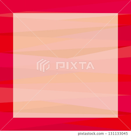 Geometric pattern frame white space red 131133045