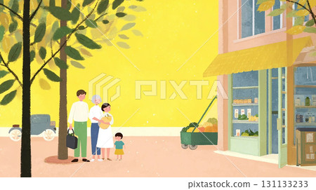 黃牆街角和家人 黃牆街角和家人 131133233