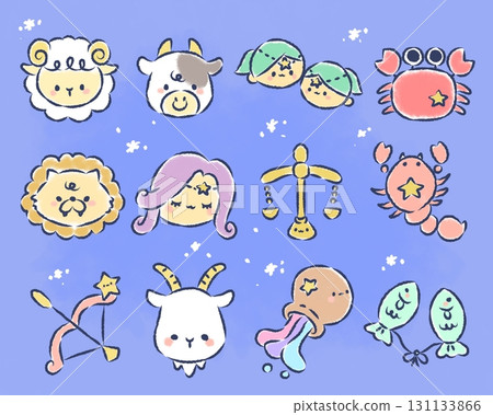 12星座迷你圖示 - 鬆軟蓬鬆 12星座迷你圖示 - 鬆軟蓬鬆 131133866