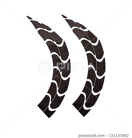 illustration of Skid Mark 131133892