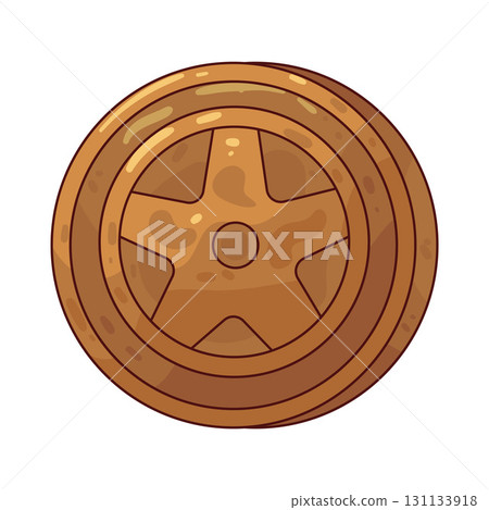 illustration of Racing Bronze Coin Award 131133918