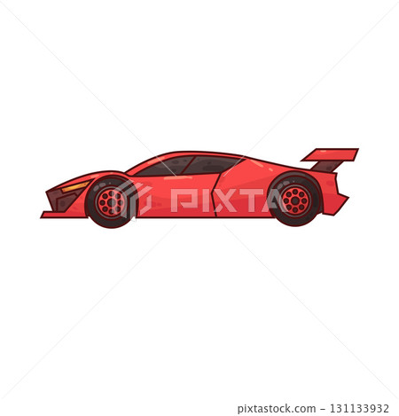 illustration of Sports Car 131133932