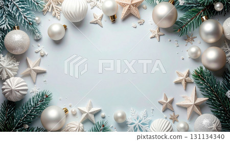 Christmas frame background material Christmas frame background material 131134340