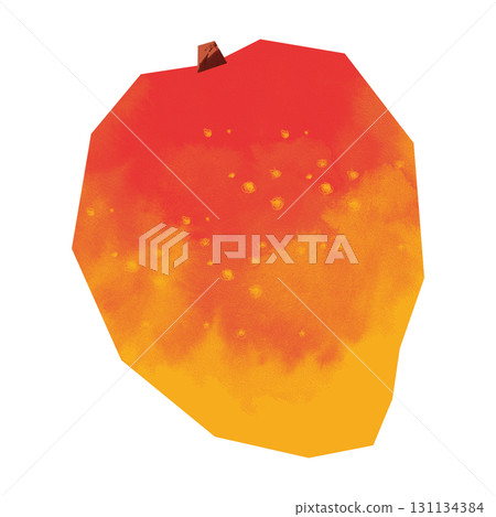 Paper-cutting style mango 131134384