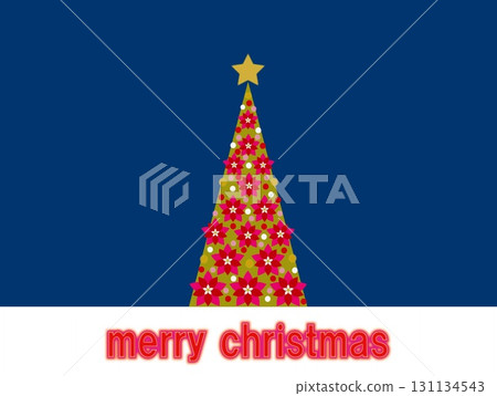 Merry Christmas Merry Christmas Christmas tree Poinsettia Merry Christmas Merry Christmas Christmas tree Poinsettia 131134543