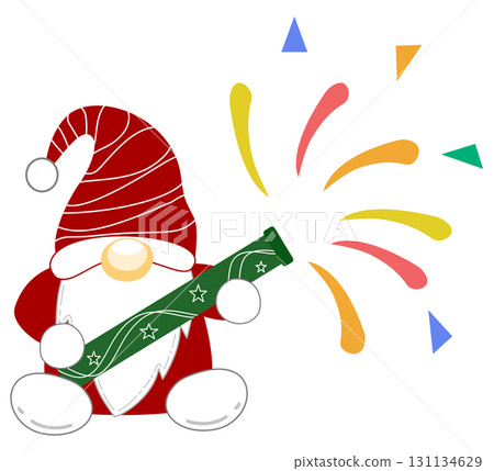 Cute Gnome Set with Holiday and Celebration Themes 131134629