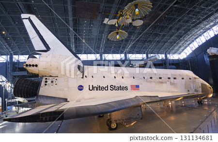 Historic spacecraft collection in Steven F. Udvar Hazy Center Aviation Museum. Historic spacecraft collection in Steven F. Udvar Hazy Center Aviation Museum. 131134681