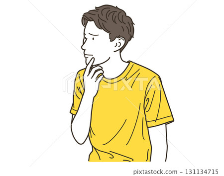 一位思考的年輕人的簡介 一位思考的年輕人的簡介 131134715