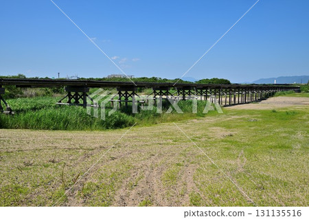 Kyoto Kozuyabashi Bridge: A famous "flowing bridge" for photography 131135516