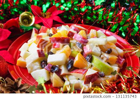 Mexican Christmas Apple Salad 131135743