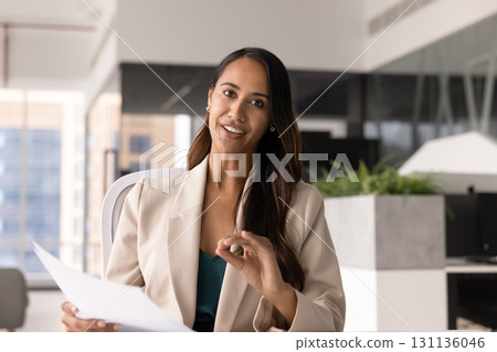 Young New Zealander legal expert woman giving online consultation Young New Zealander legal expert woman giving online consultation 131136046