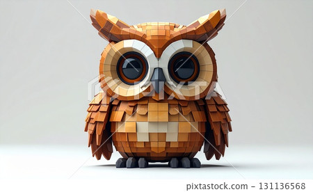 minimal light brown owl 131136568