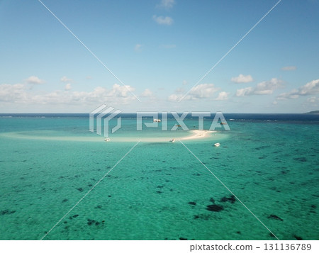 幻影島 濱島 無人島 石垣島 八重山 沖繩 131136789