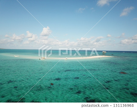 Phantom island Hamajima uninhabited island Ishigaki Island Yaeyama Okinawa 131136968