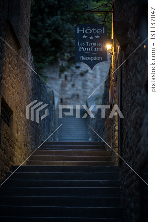 Old town leading to Mont Saint-Michel 131137047