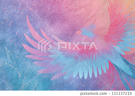 Pastel colored phoenix background image 131137210