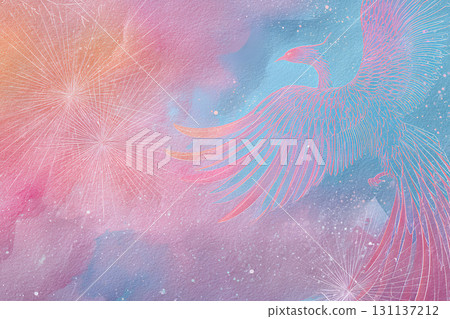 柔和色彩的鳳凰背景圖像 柔和色彩的鳳凰背景圖像 131137212