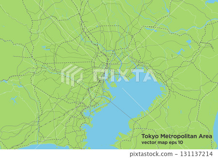 日本首都圈綠色簡易路線圖 131137214