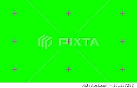 Green Screen with VFX Motion Tracking Markers Chroma Key Background. Green Screen with VFX Motion Tracking Markers Chroma Key Background. 131137298