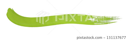 green watercolor background. Artistic hand paint. Isolated on transparent background. 131137677
