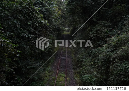 Geibi Line tracks in the mountains 131137726