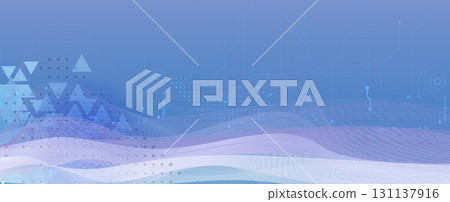Abstract technology or business background for science presentation 131137916