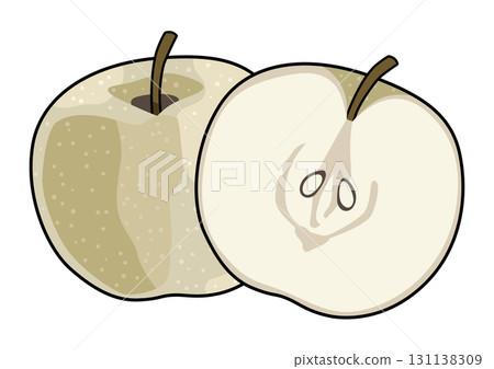 日本梨(日本梨)/秋季水果(附主線)的插圖 日本梨(日本梨)/秋季水果(附主線)的插圖 131138309