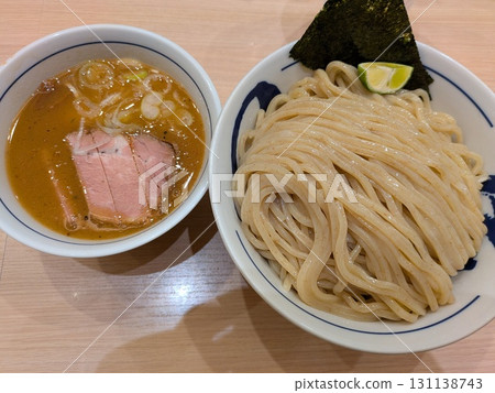 Ramen noodles served in soy sauce ramen 131138743