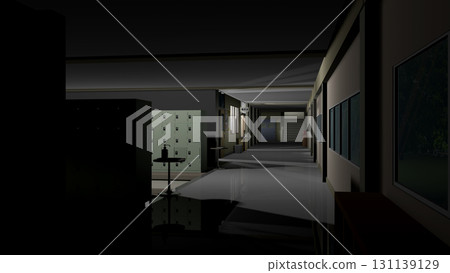 這非常適合以夜晚的學校建築為背景的動畫(例如捉鬼和疏散演習等場景)。 這非常適合以夜晚的學校建築為背景的動畫(例如捉鬼和疏散演習等場景)。 131139129