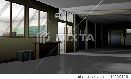 這非常適合以夜晚的學校建築為背景的動畫（例如捉鬼和疏散演習等場景）。 131139138