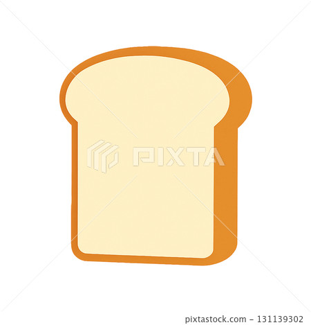 Simple and cute bread illustration 131139302