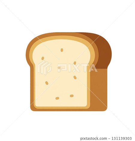 Simple and cute bread illustration Simple and cute bread illustration 131139303