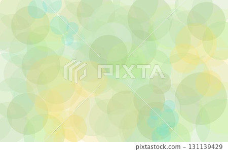 淡綠色重疊圓圈圖案背景(綠色和黃色) 淡綠色重疊圓圈圖案背景(綠色和黃色) 131139429