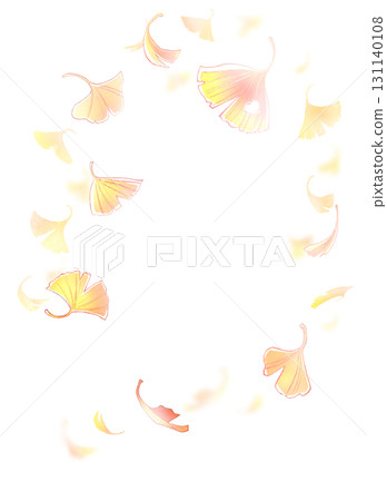 Ginkgo gushing down Ginkgo gushing down 131140108