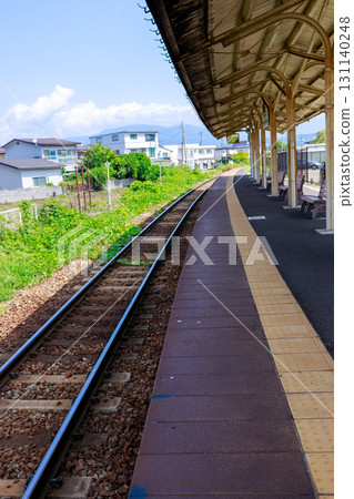 On the platform at Nanokamachi Station 131140248