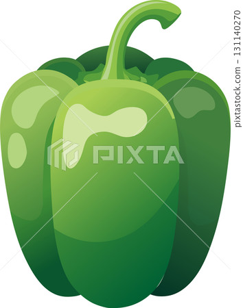 美麗的甜椒插圖 131140270
