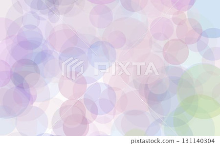 Lavender color overlapping circle pattern background (hydrangea) 131140304