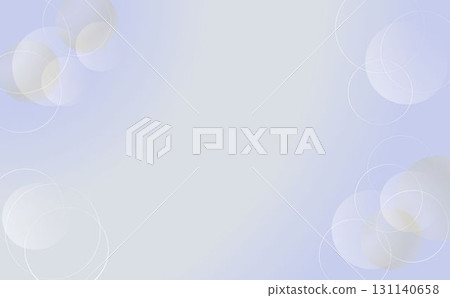 柔和的圓形簡單框架背景（紫色和藍色） 131140658
