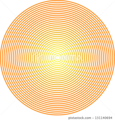 Circular orange yellow line gradient material background, simple warm color illustration, white background, vector png transparent Circular orange yellow line gradient material background, simple warm color illustration, white background, vector png transparent 131140694