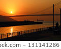 Akashi Kaikyo Bridge viewed from Kusumihana 131141286
