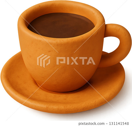 可愛的黏土動畫插畫 可愛的黏土動畫插畫 131141548