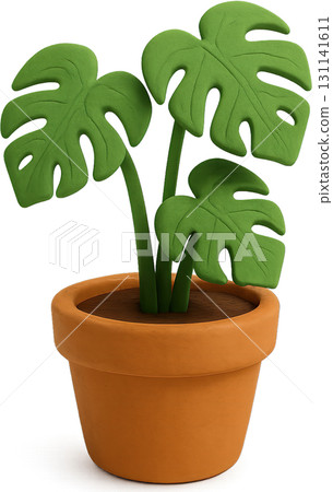 可愛的黏土動畫插畫 可愛的黏土動畫插畫 131141611