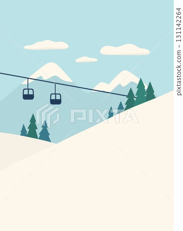 People skiing on snowy mountains, slopes, ski resorts, winter sports competitions 131142264