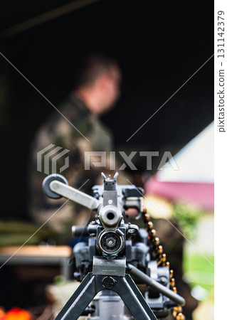 Mag 58 machine gun, french army Mag 58 machine gun, french army 131142379