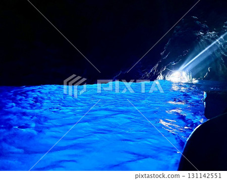 The mysterious blue of the Blue Cave 131142551