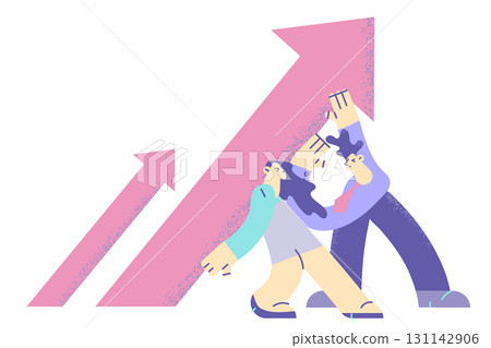 Stop falling and possibilities concept 131142906