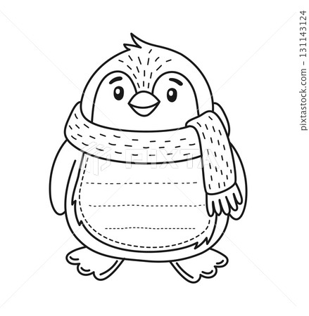 Penguin bird funny animal kids memo note template. Happy wild animal kids schedule vector template, diary page or To Do list frame. Child memo note with penguin cheerful character wearing scarf Penguin bird funny animal kids memo note template. Happy wild animal kids schedule vector template, diary page or To Do list frame. Child memo note with penguin cheerful character wearing scarf 131143124