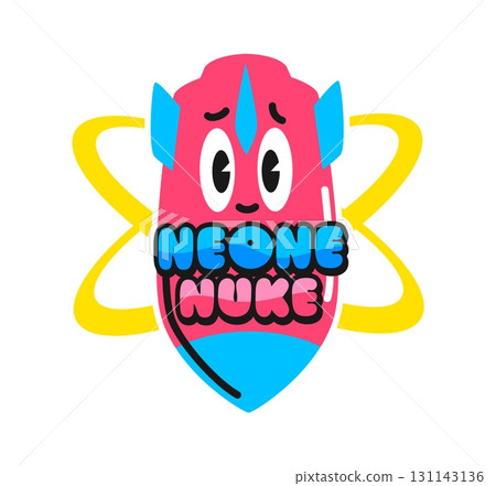 Nuke bomb and explosion vintage Y2K sticker or patch. Rocket hippie vector patch, isolated groovy sticker. Falling bomb cute character and nuclear energy symbol, TNT explosion vintage Y2K label Nuke bomb and explosion vintage Y2K sticker or patch. Rocket hippie vector patch, isolated groovy sticker. Falling bomb cute character and nuclear energy symbol, TNT explosion vintage Y2K label 131143136