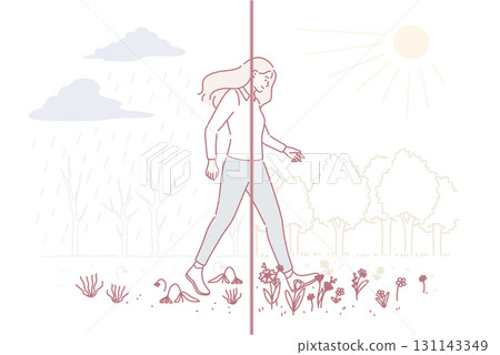 Variety of nature weather concept. 131143349