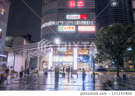 東京:錦系町車站前的城市夜景 東京:錦系町車站前的城市夜景 131143460
